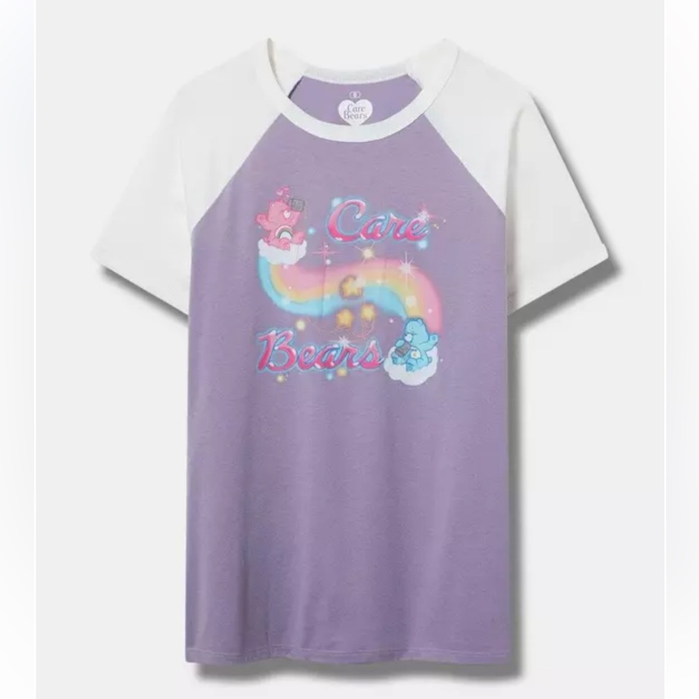 Torrid Care Bears Cotton Raglan Tee NWT